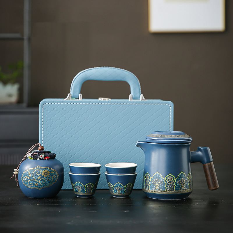 Portable travel tea set coffee set