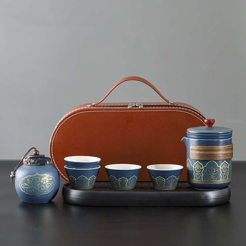 Portable travel tea set coffee set