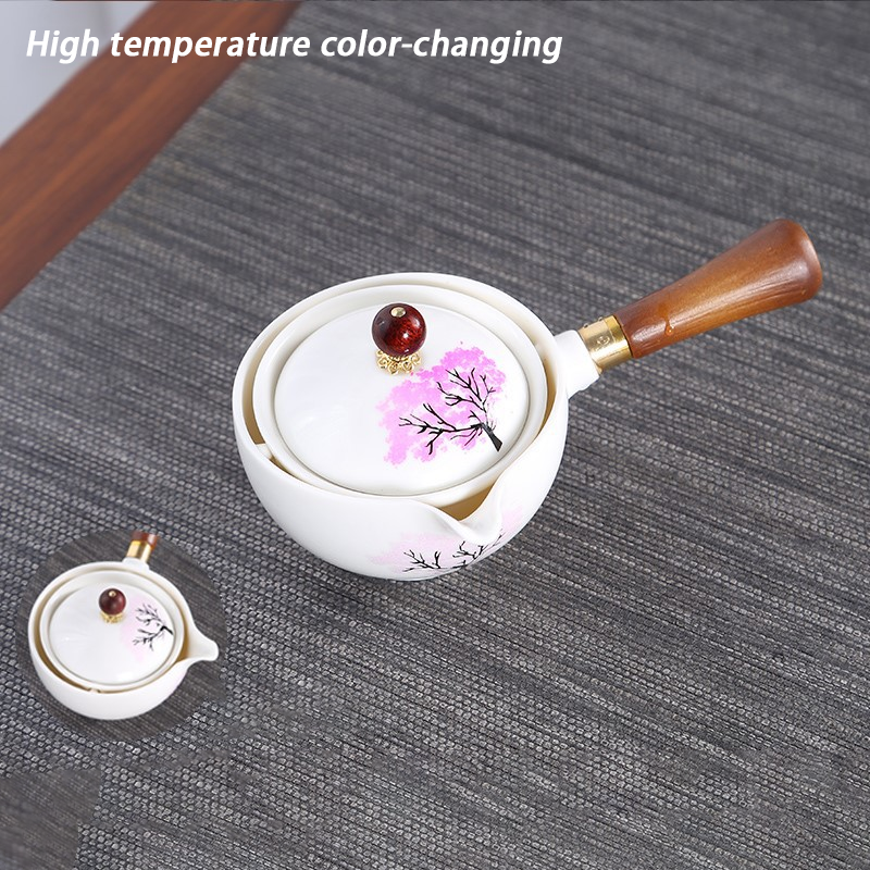 360° teapot Ceramic Kung Fu filter tea side handle pot ( 7 Styles )