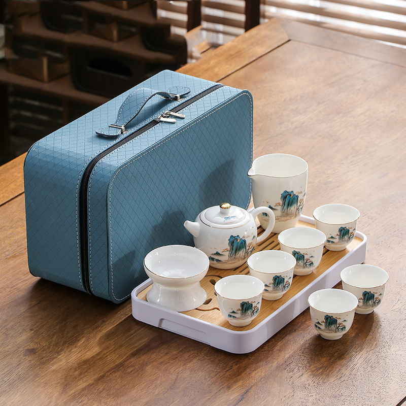 Portable travel tea set coffee set