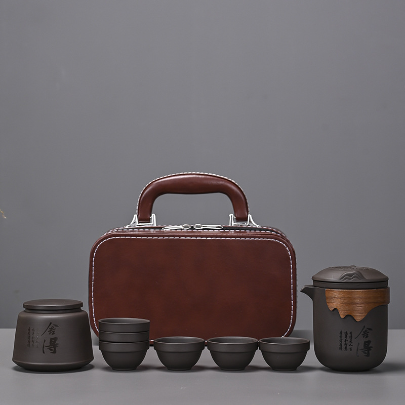 Portable travel tea set coffee set