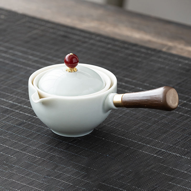 360° teapot Ceramic Kung Fu filter tea side handle pot ( 7 Styles )