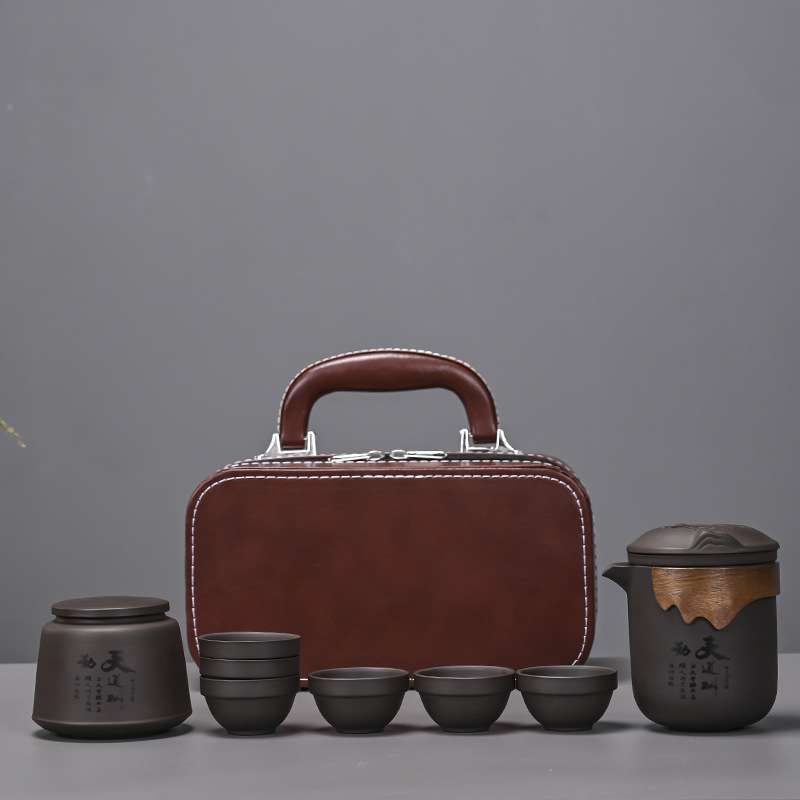 Portable travel tea set coffee set