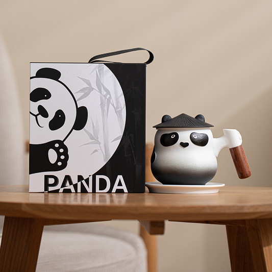 Panda tea and coffee cup