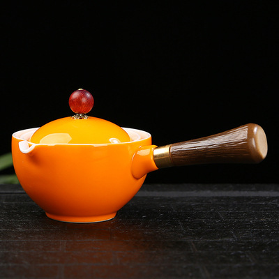 360° teapot Ceramic Kung Fu filter tea side handle pot ( 7 Styles )